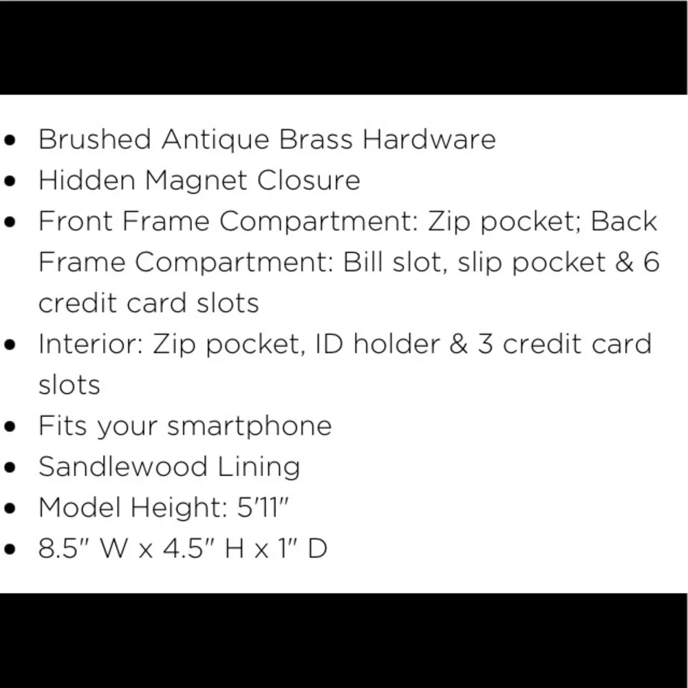 🌀🌀  SOLD 🌀🌀 NWT HOBO Lauren wallet/clutch. Color Honeycomb. Leather. - Picture 4 of 13